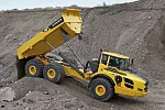 Самосвал Volvo A40G с шарнирно-сочленённойрамой 