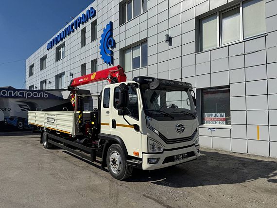 Бортовой FAW Tiger 4x2 с КМУ ИНМАН IT 120