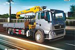 SITRAK ТХ 6X4 бортовой с КМУ