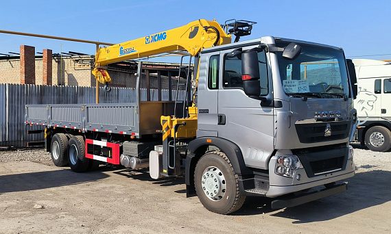 SITRAK ТХ 6X4 бортовой с КМУ