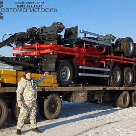 Отгрузка прицепов-сортиментовозов