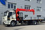 Бортовой автомобиль FAW J6L с КМУ Kanglim 2056