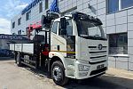 Бортовой автомобиль FAW J6L с КМУ Kanglim 2056