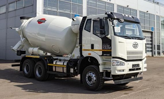 Автобетоносмеситель Faw J6 6x4 АБС Tigarbo, 9 м3