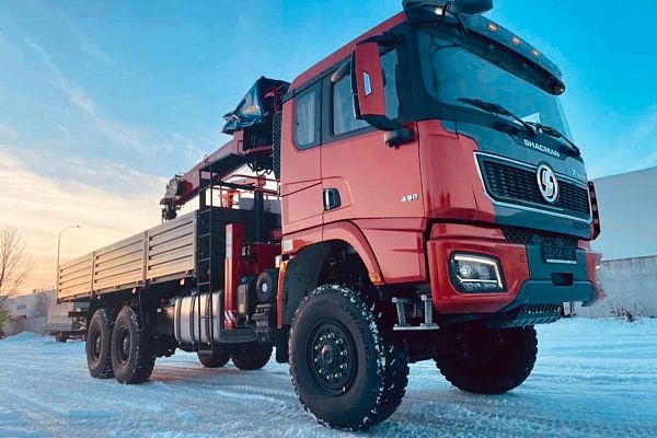 Бортовой автомобиль Shacman X3000 с КМУ Kanglim 1256