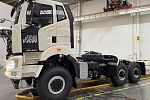 Тягач FAW 6 х 6 Односкатная ошиновка