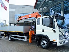 Бортовой автомобиль FAW Tiger 6G 9 4х2 с КМУ HANGIL 374