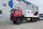 Мастерская на Sitrak 6x6 с КМУ ИМ-95