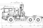 Седельный тягач с КМУ VTBZ3DK