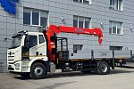Бортовой автомобиль FAW J6L с КМУ Kanglim 2056
